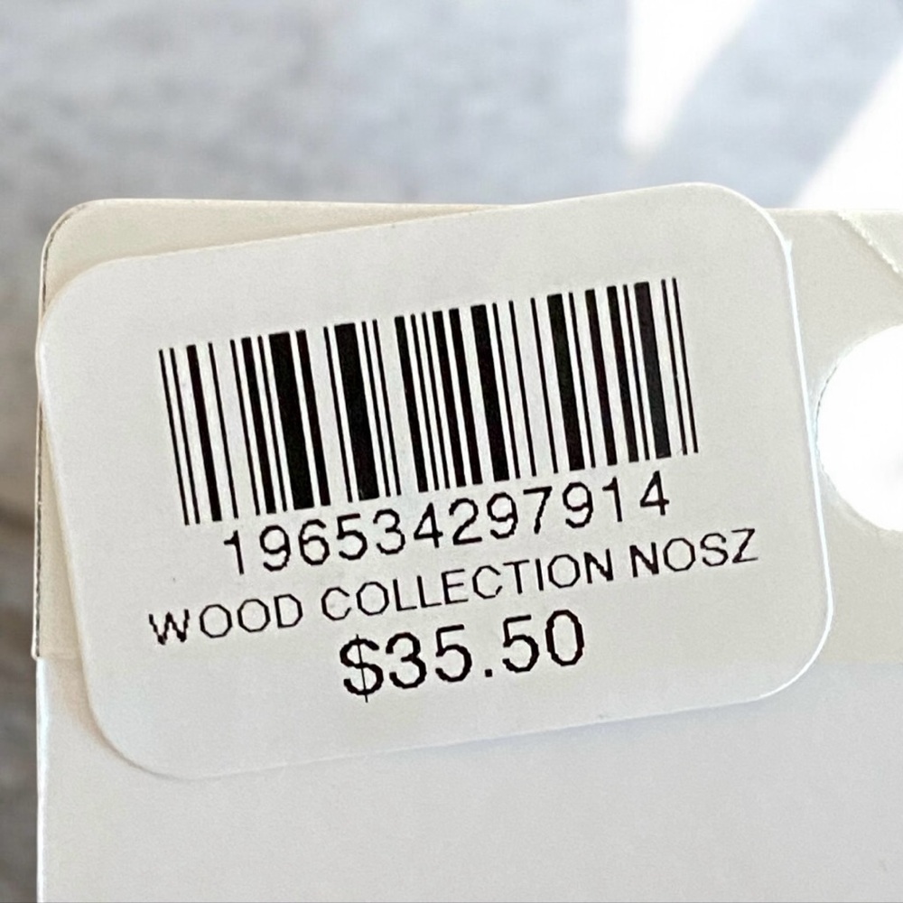 NWT Chico’s Wood & Faux Pearl Earrings - Picture 7 of 8